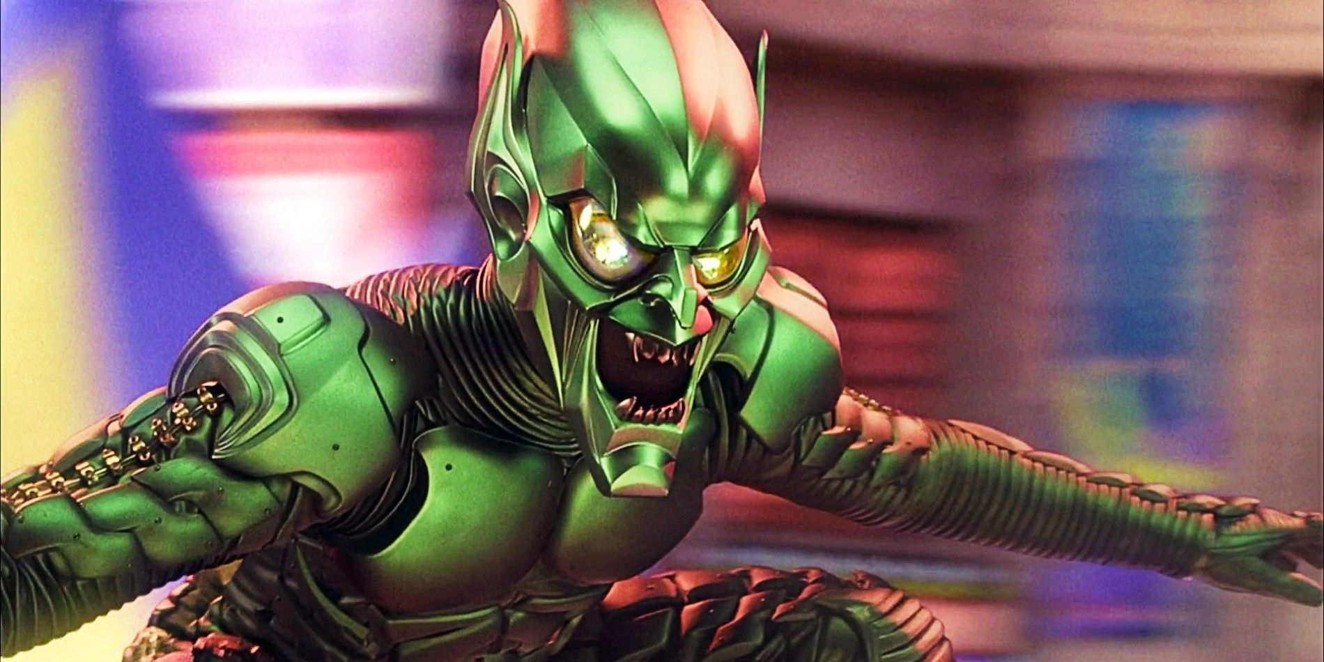 Willem Dafoe as Green Goblin in Spider Man 2002