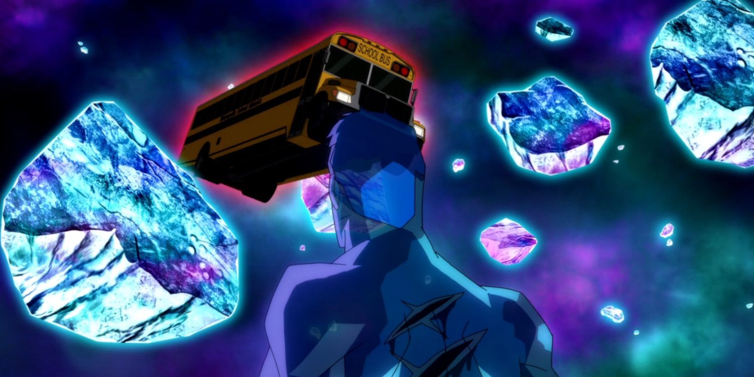 Young Justice Superboy Sees School Bus In Phantom Zone