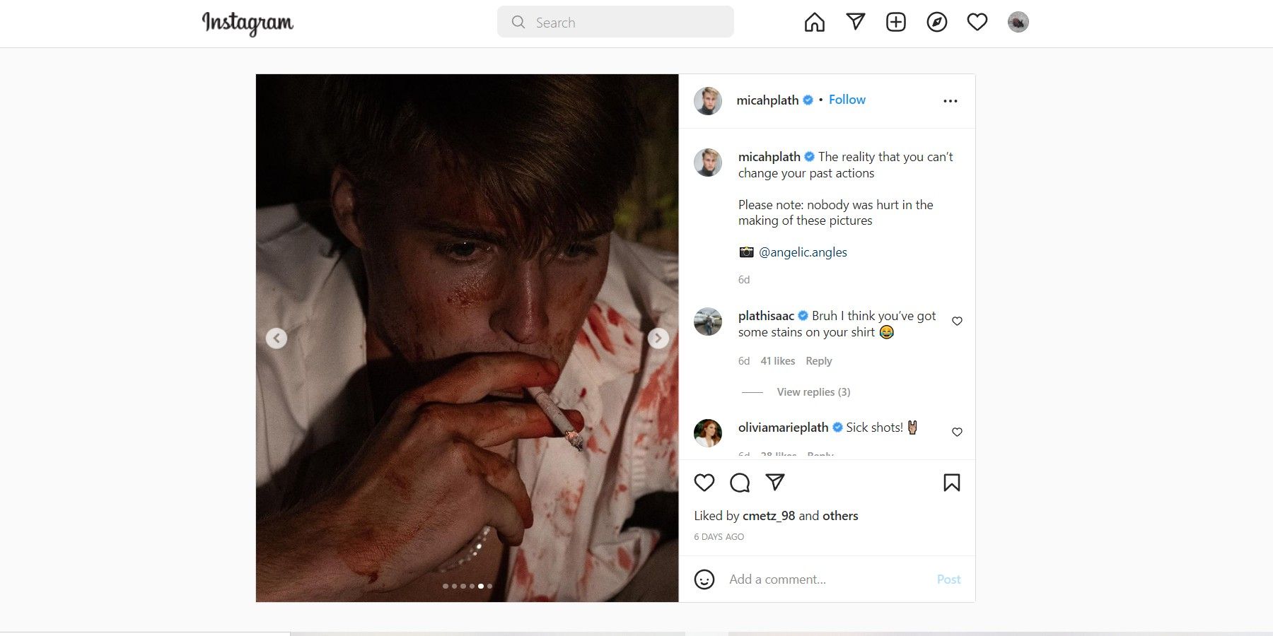 micah plath smoking final Instagram Welcome to Plathville CROPPED