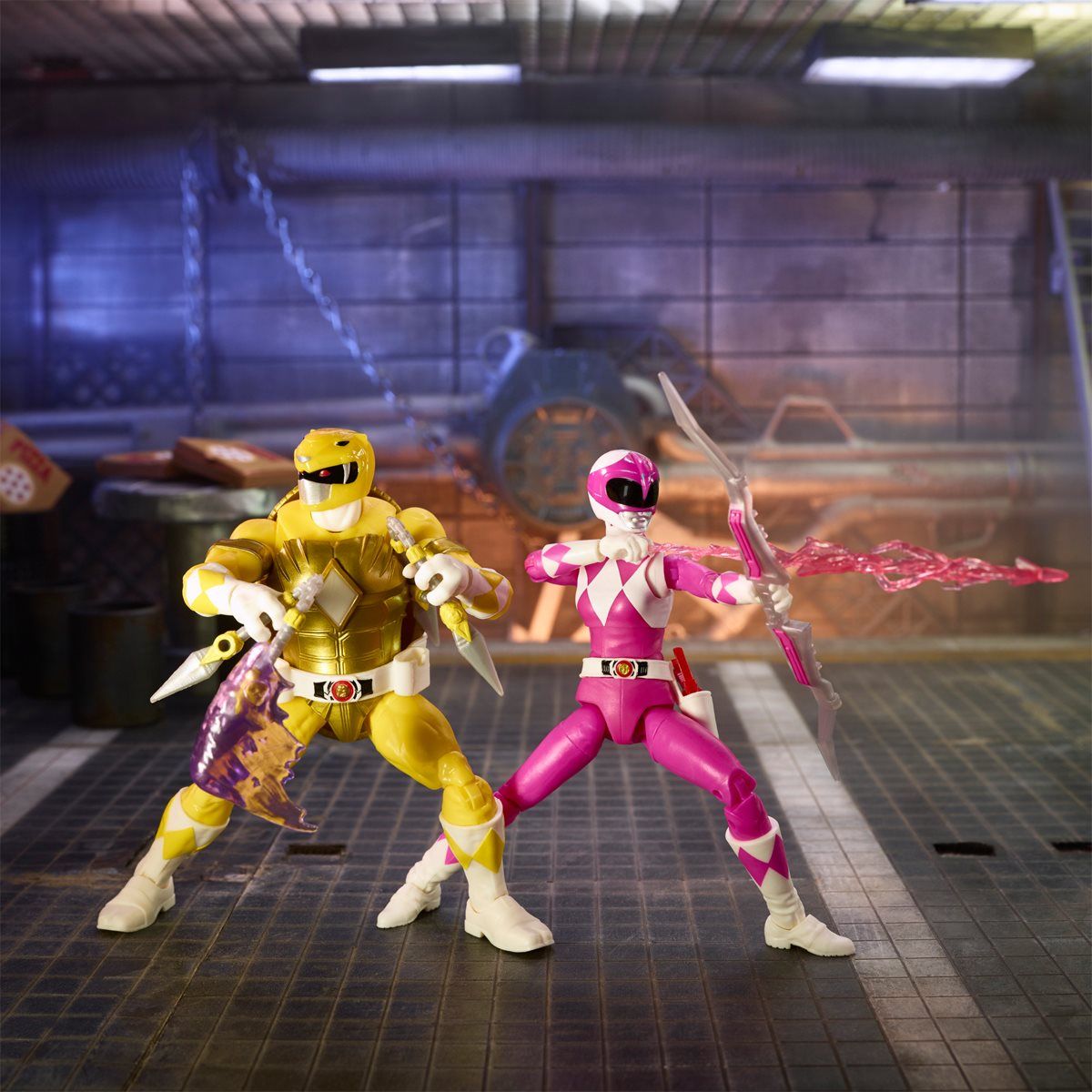 power rangers mutant ninja turtles mike yellow april pink