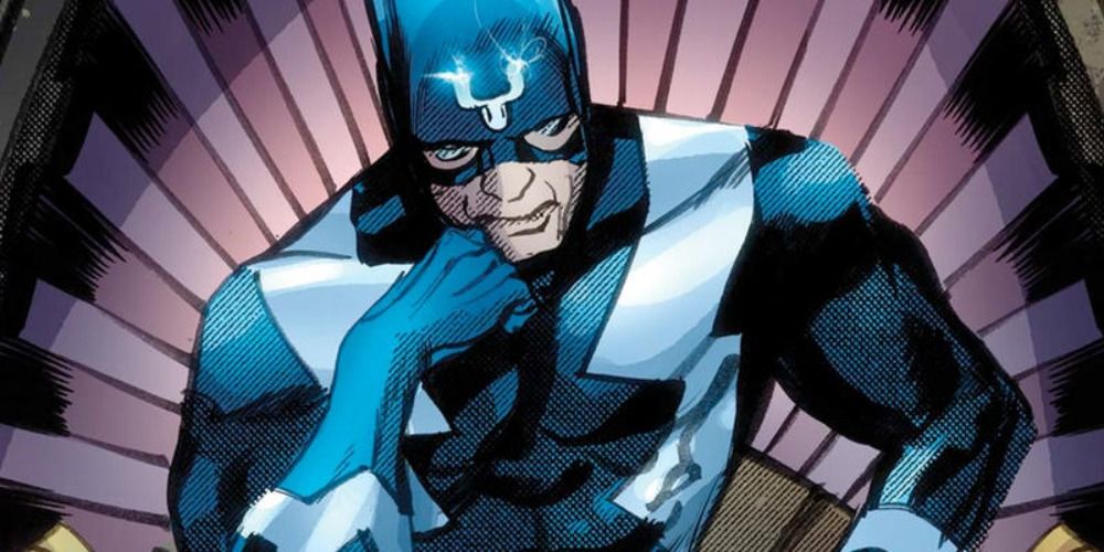 An image of Black Bolt looking sad in the Marvel comics