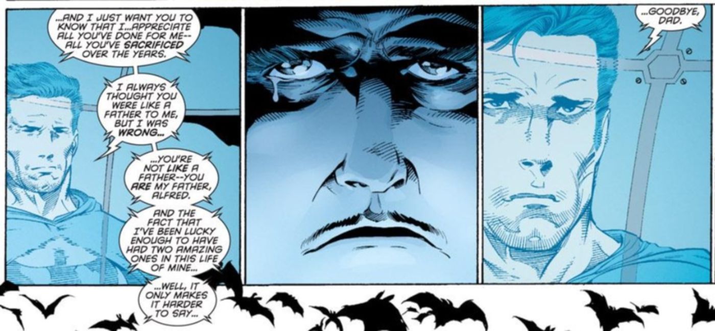 Batman Goodbye Message to Alfred Pennyworth DC Comics