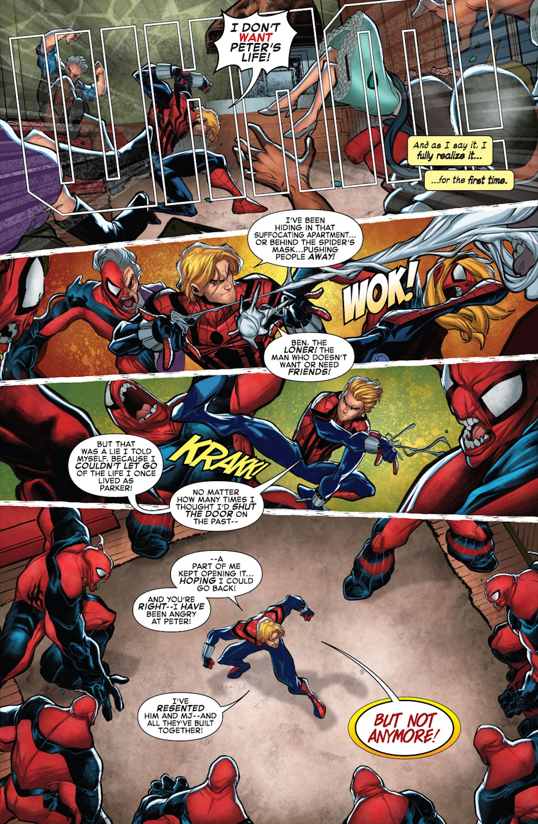 Ben Reilly rejects the life of Spider Man