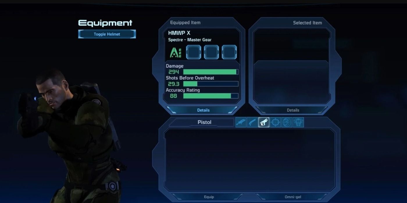 HMWP pistol Mass Effect