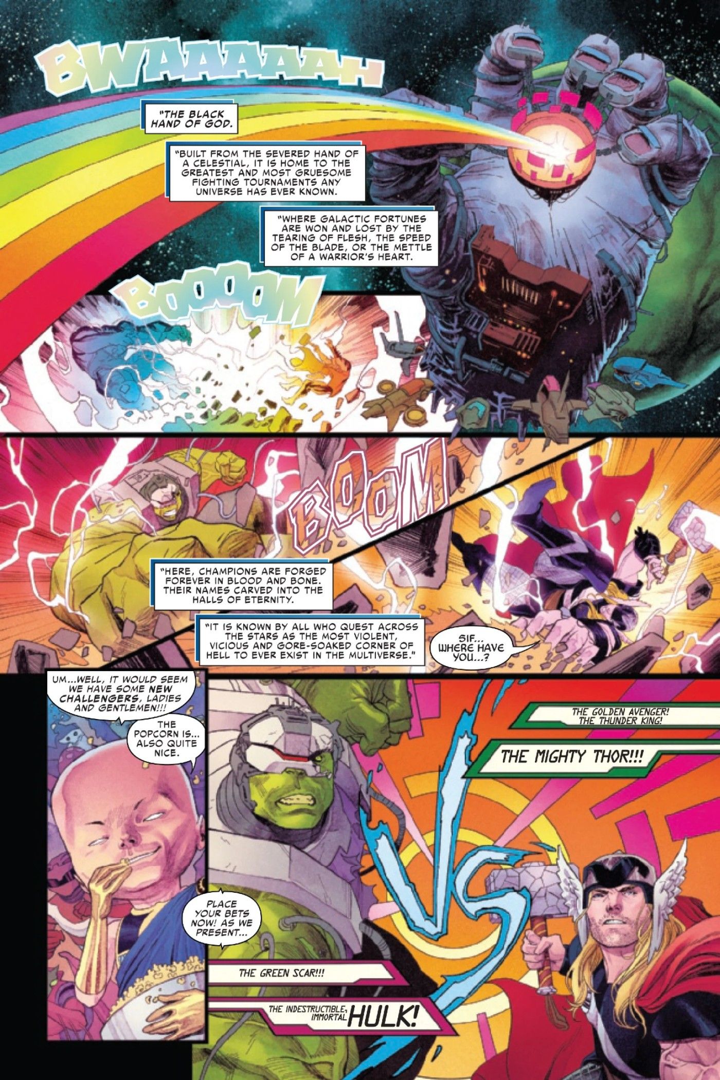 Thor e Hulk batalham pelo multiverso em Crossover Épico 5
