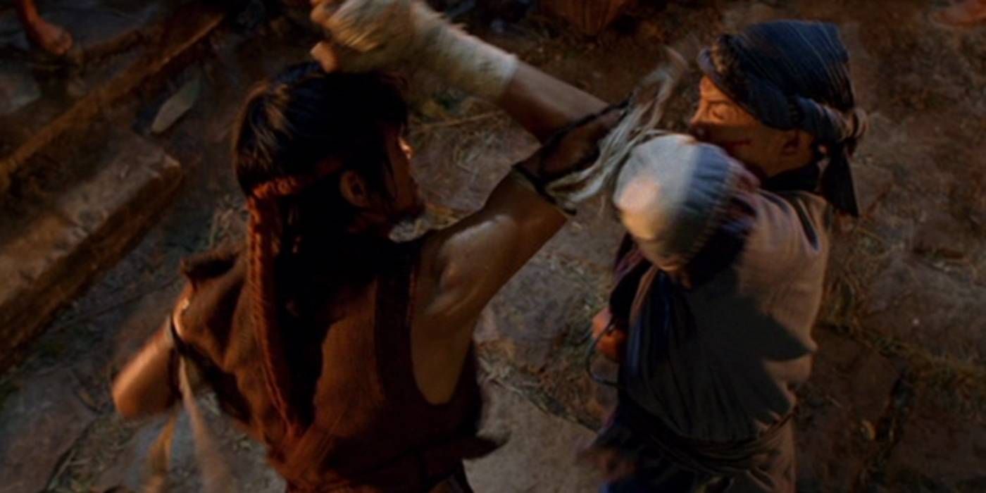 Jet Li in Fearless fight scene image