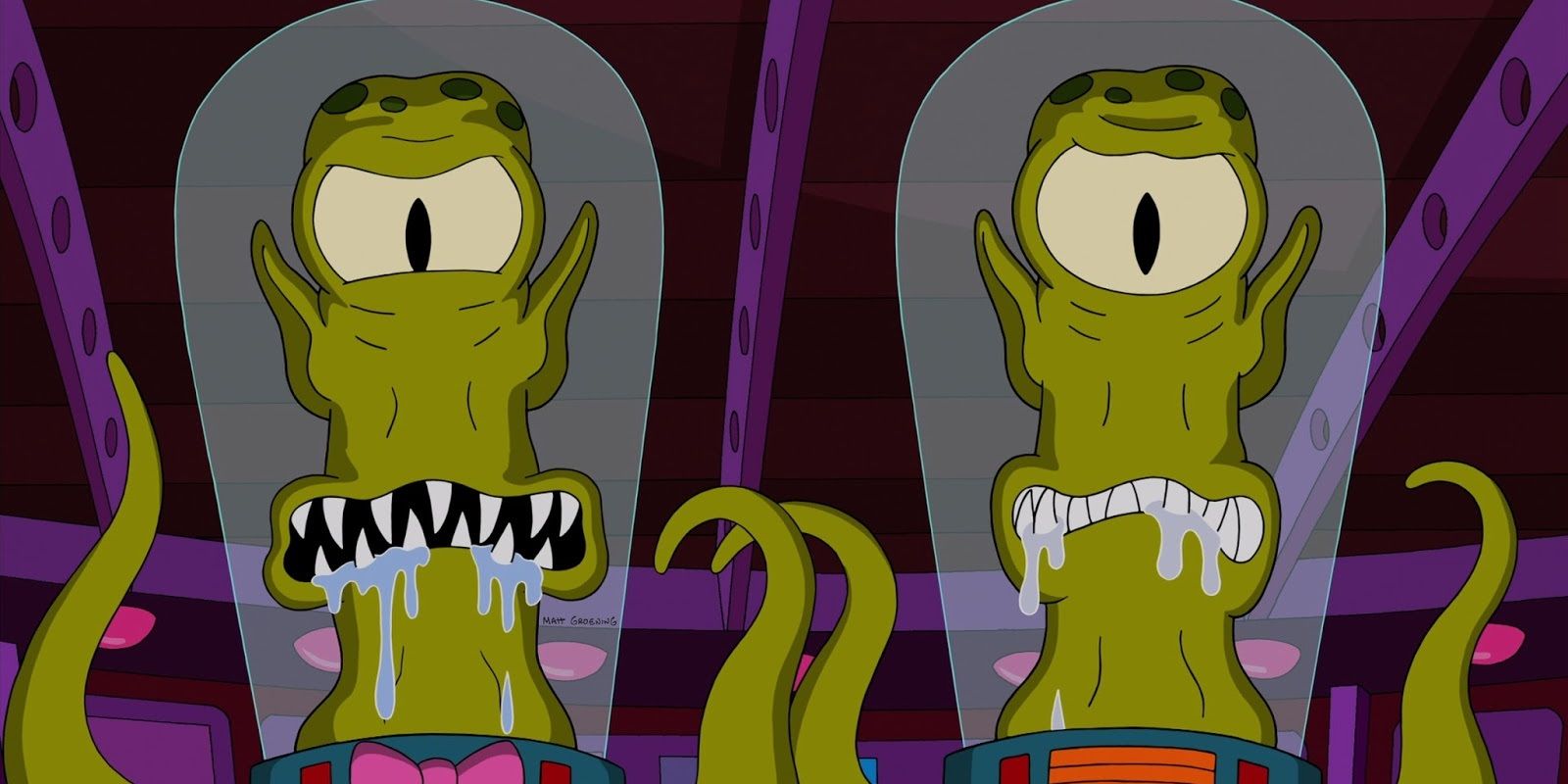 Kang and Kodos in The Simpsons