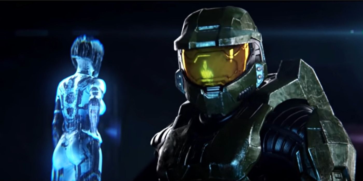 Master Chief Talking to Cortana Halo 2