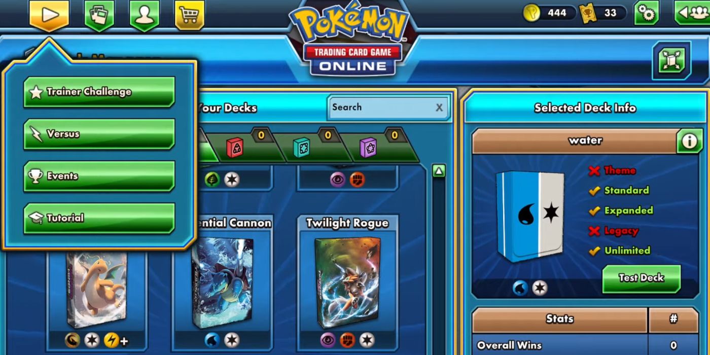 Pokémon TCG Online: How To Play Custom Decks Against The Computer