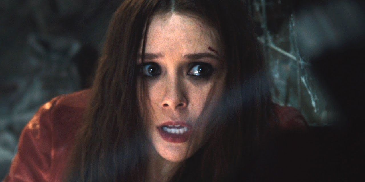 Scarlet Witch looking panicked in Avengers Age of Ultron Cropped
