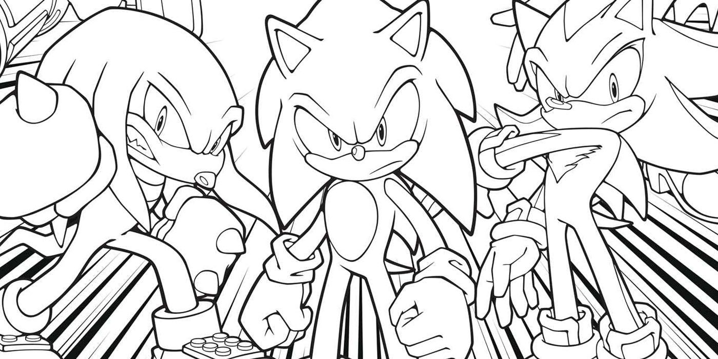 Adult Sonic The Hedgehog Coloring Book Coming This Fall