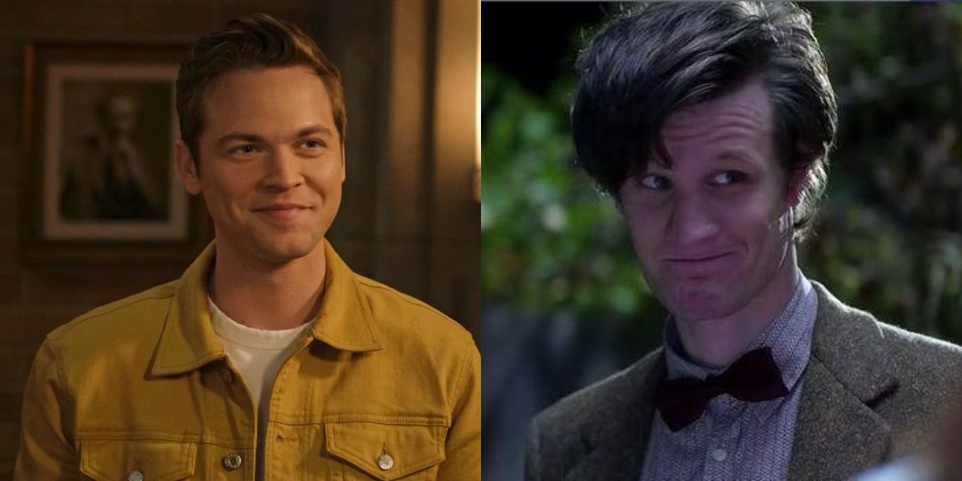 Split images of Jack Kline in Supernatural and the Eleventh Doctor in Doctor Who