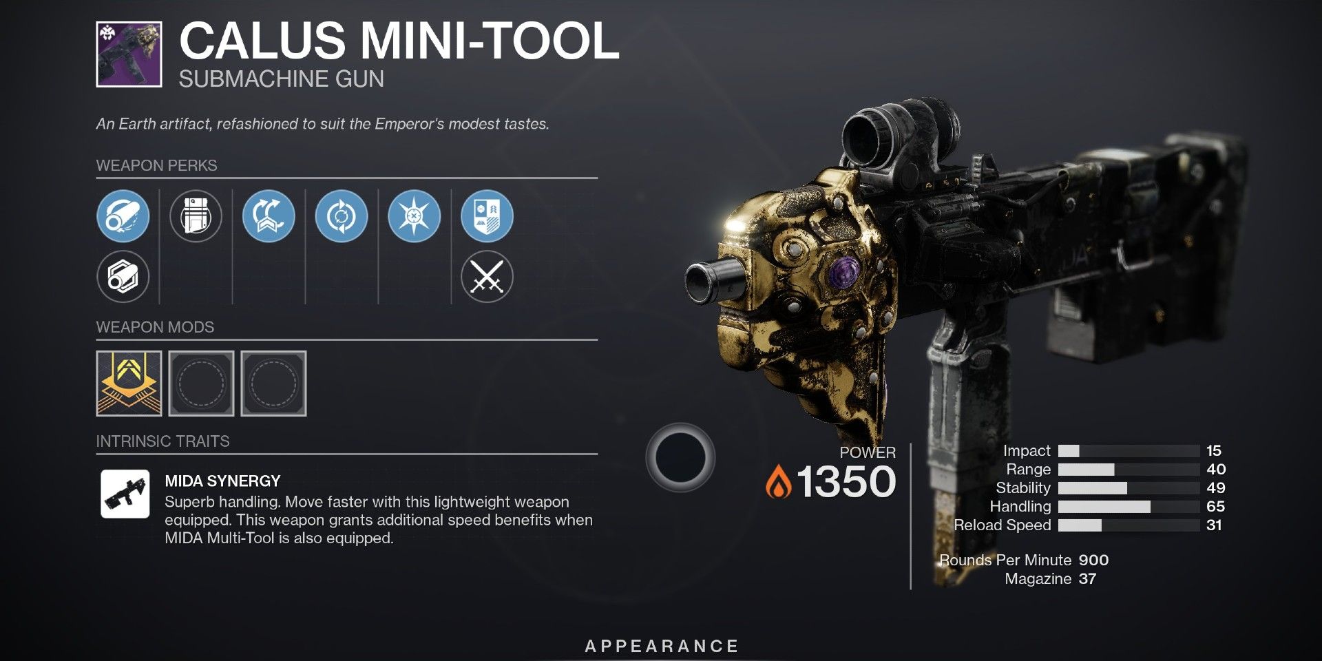 Destiny 2: How To Get The Calus Mini-Tool SMG (& God Rolls)