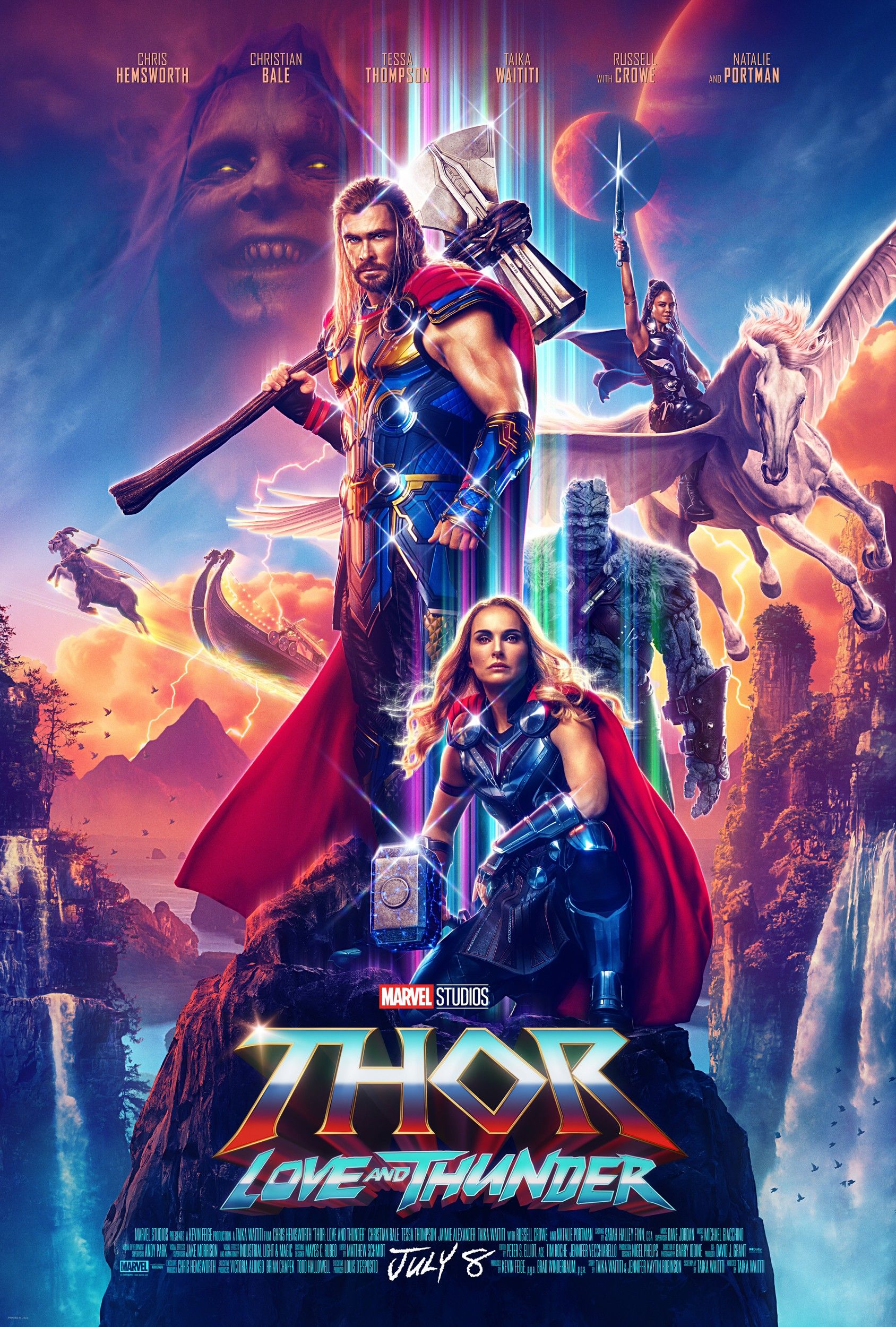 Gorr Looms Large In New Thor: Love & Thunder Poster