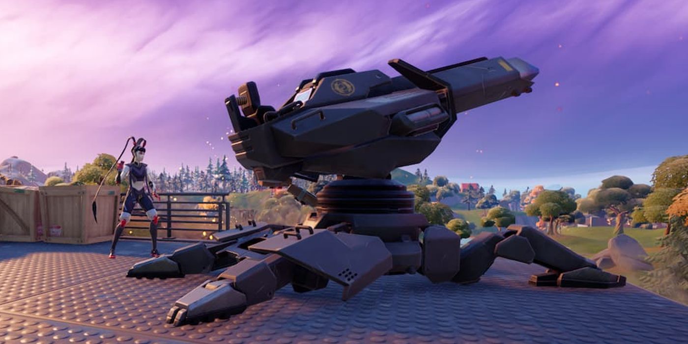 Where to Find Turrets in Fortnite Turret On Platform