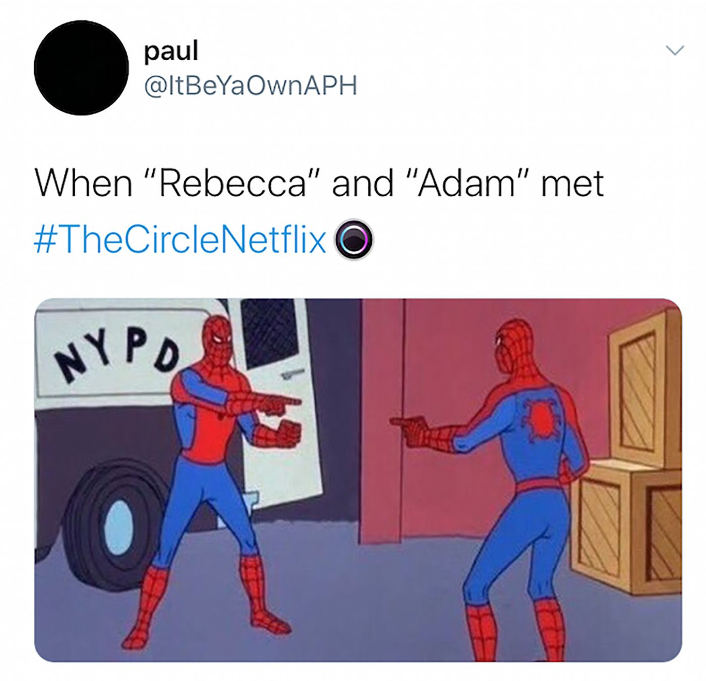 the circle meme spiderman