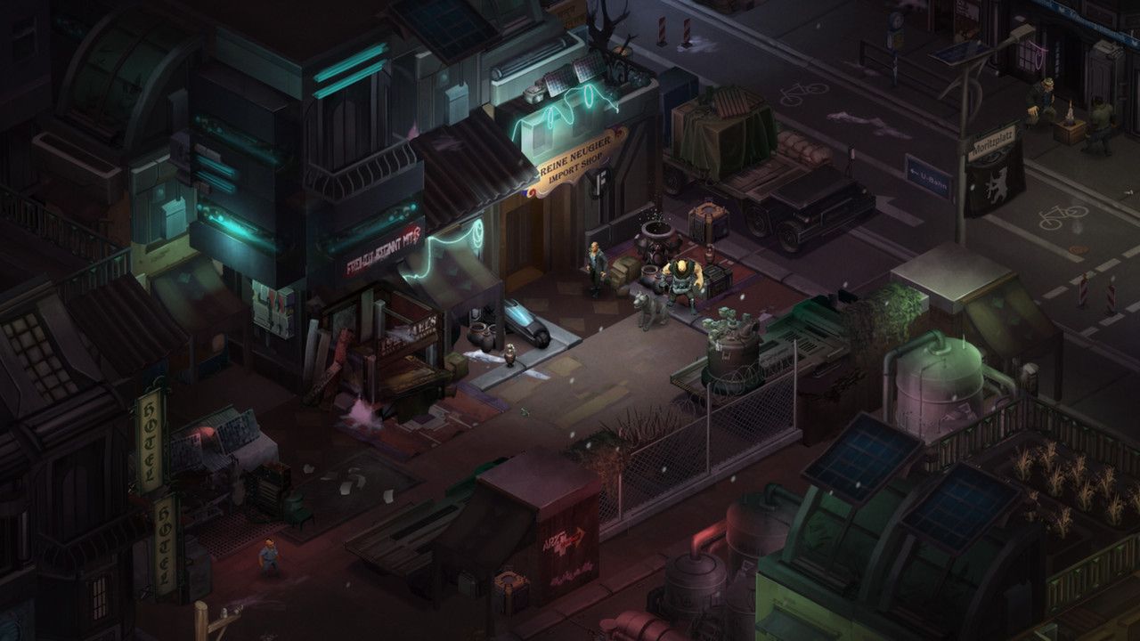 Gameplay screenshot of Shadowrun Dragonfall Directors Cut