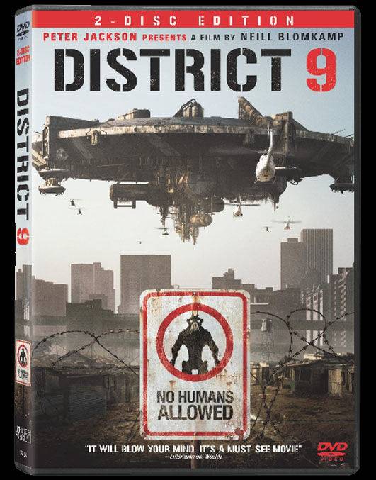 Full District 9 Dvd Blu Ray Info Screen Rant