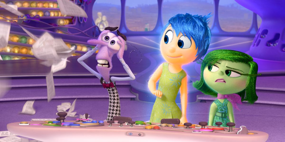 Fear Joy And Disgust In Inside Out 