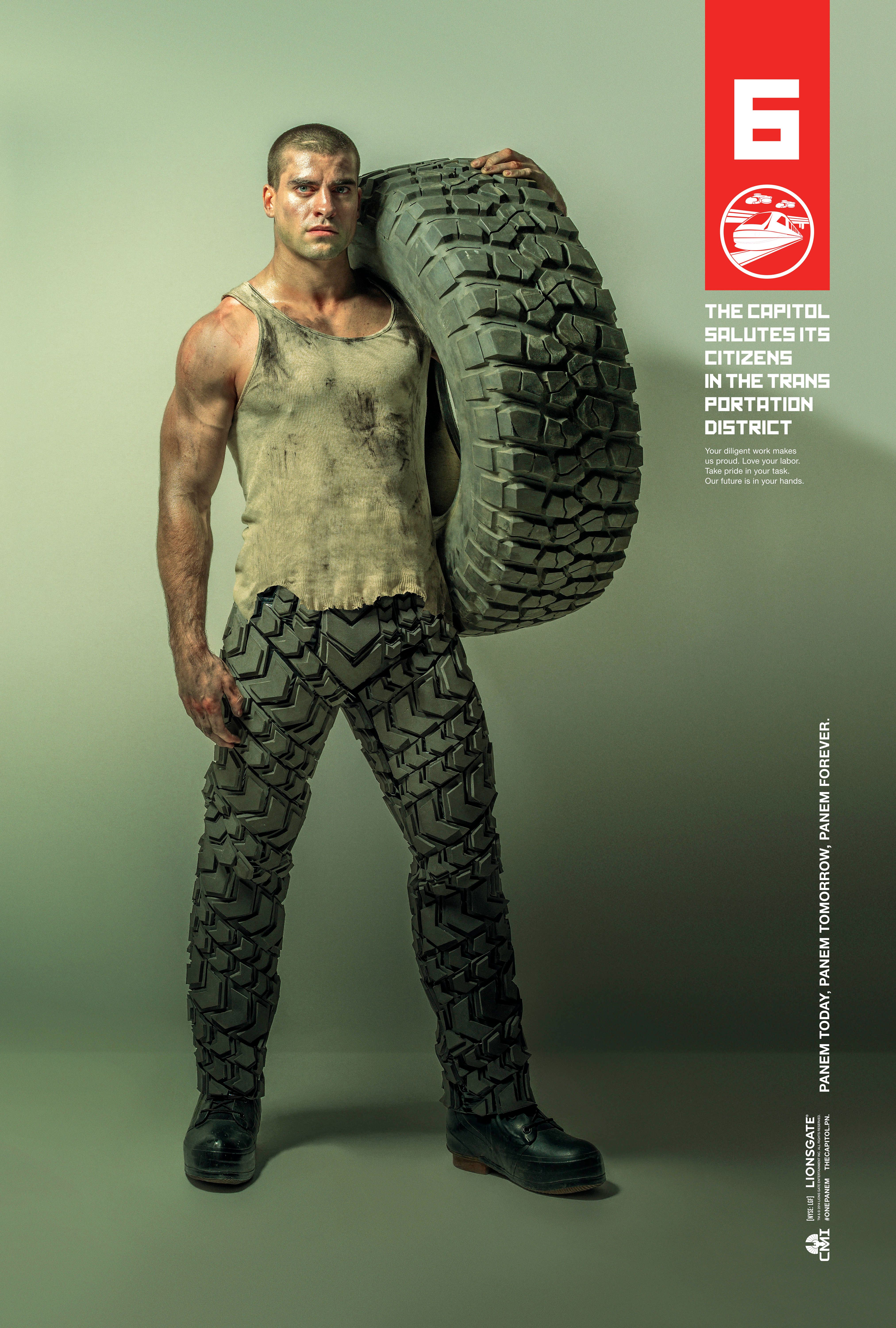 Hunger Games Mockingjay Posters Celebrate District Heroes & Odd Fashion