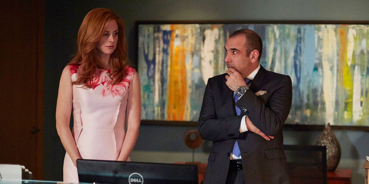 'Suits': Sarah Rafferty and Rick Hoffman On Donna & Louis In Season 5