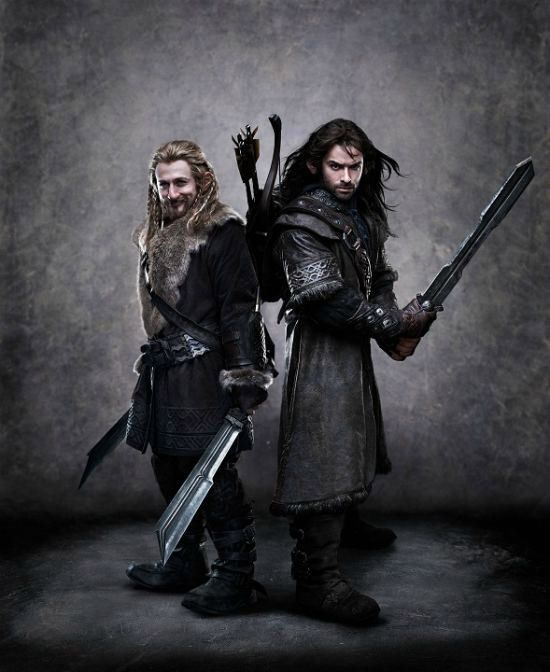 4 More Hobbit Dwarf Images Bilbo & Elrond Set Photo