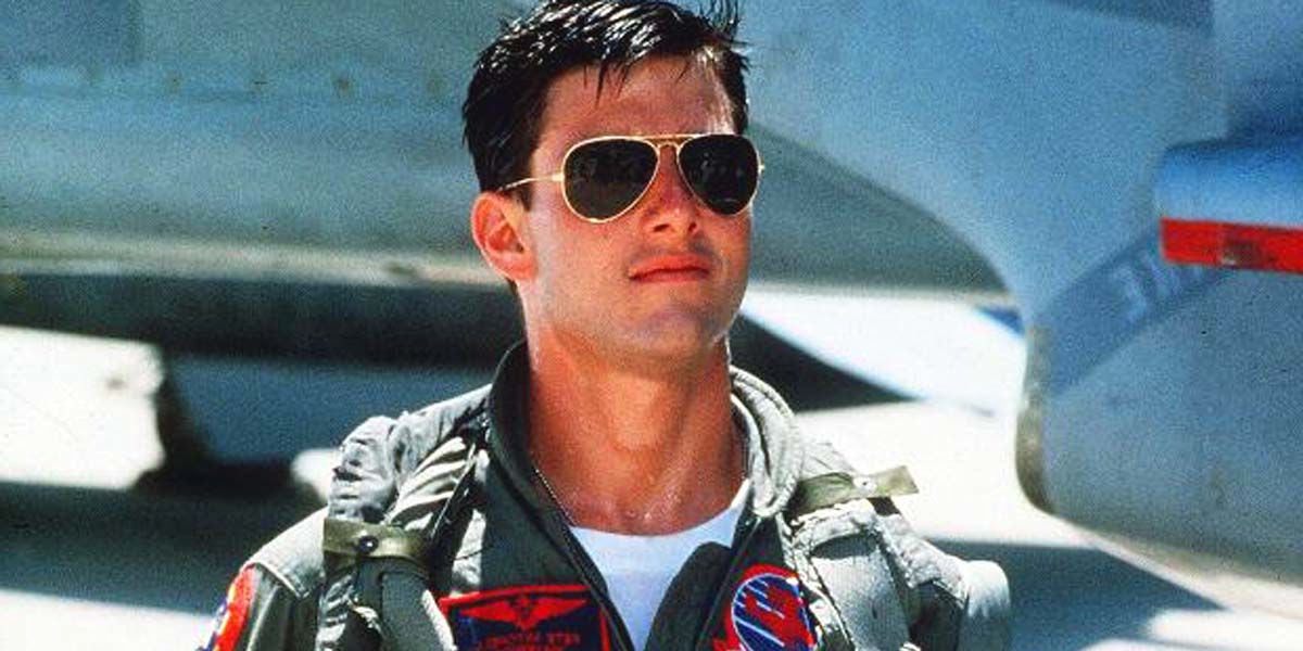 Tom Cruise as Maverick in Top Gun